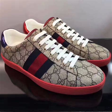 gucci gg canvas sneakers|Gucci gg supreme sneakers.